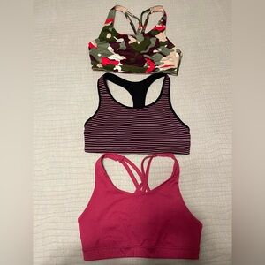 Old Navy Sports Bras - Camouflage, Striped, Pink